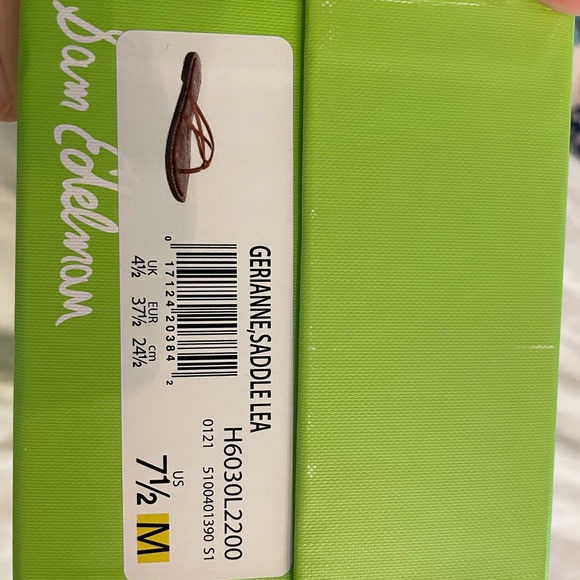 Sam Edelman 7.5 Gerianne saddle leather sandal - Picture 4 of 4